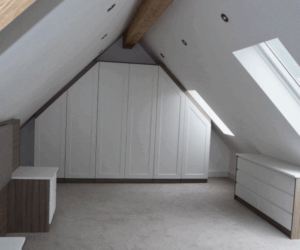 Loft fitted wardrobe